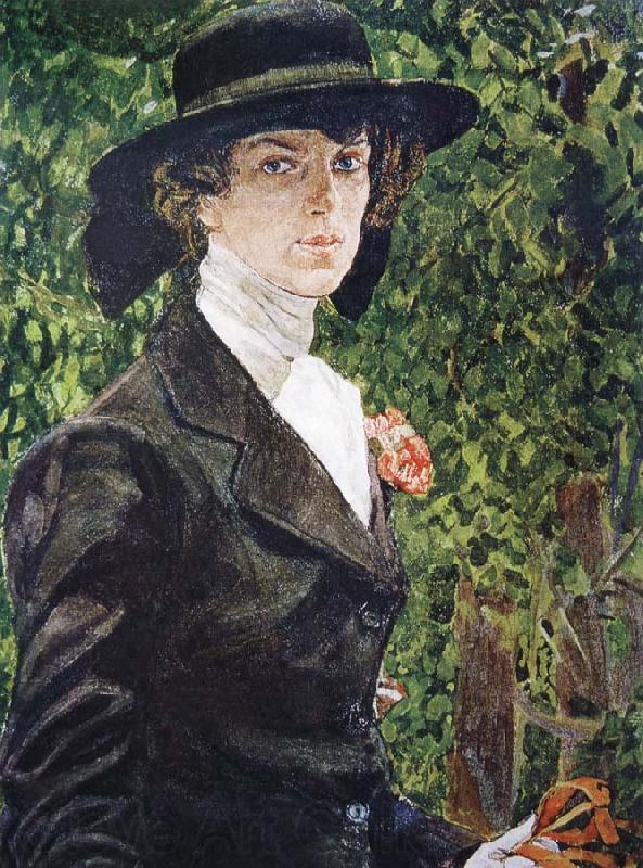 Alexander Yakovlevich GOLOVIN Portrait Germany oil painting art